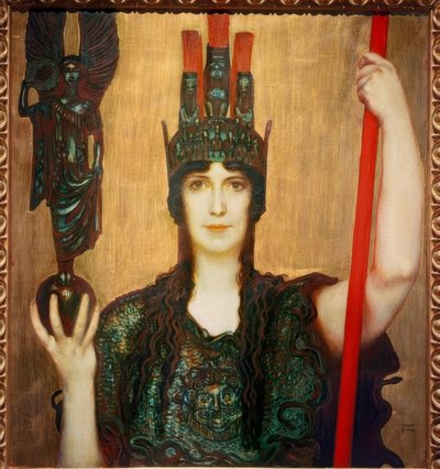 Pallas Athena by Franz von Stuck
